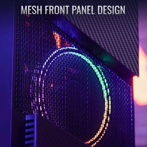Aerocool Menace Saturn FRGB Mid Tower Cabinet