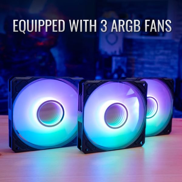 Aerocool Mirage L360 ARGB CPU Liquid Cooler (Black) MIRAGE-L360-ARGB-BLACK