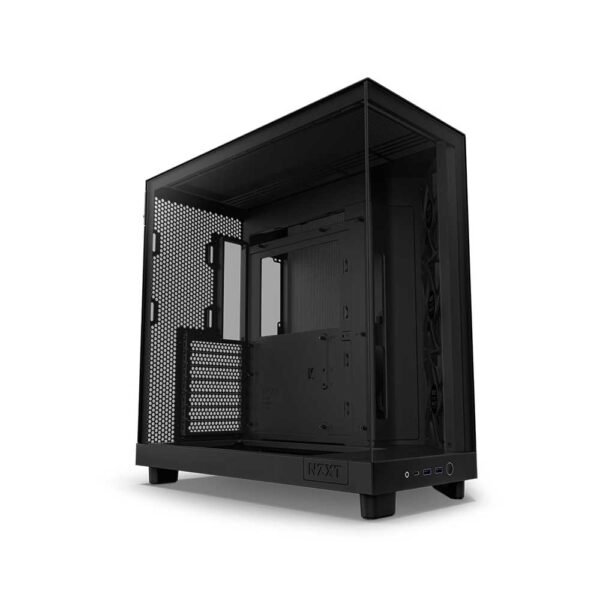 NZXT H6 Flow Compact Dual-Chamber Mid-Tower Airflow Case Black CC-H61FB-01
