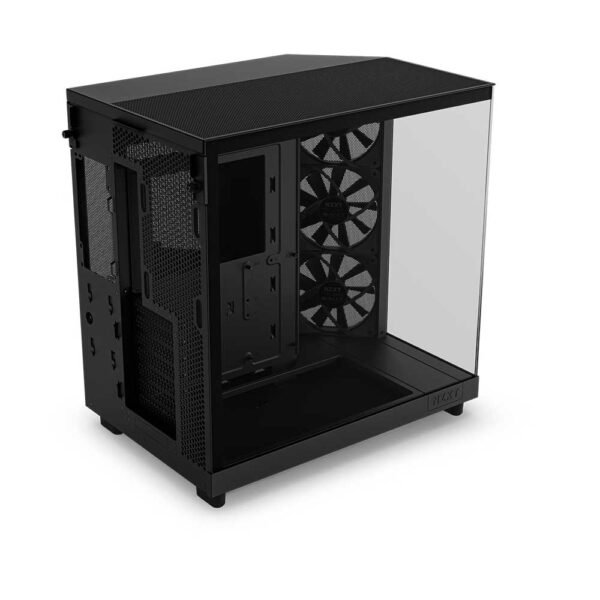 NZXT H6 Flow Compact Dual-Chamber Mid-Tower Airflow Case Black CC-H61FB-01