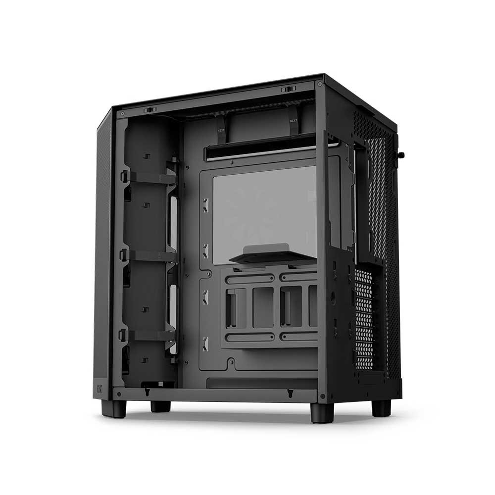 NZXT H6 Flow Compact Dual-Chamber Mid-Tower Airflow Case Black CC-H61FB-01