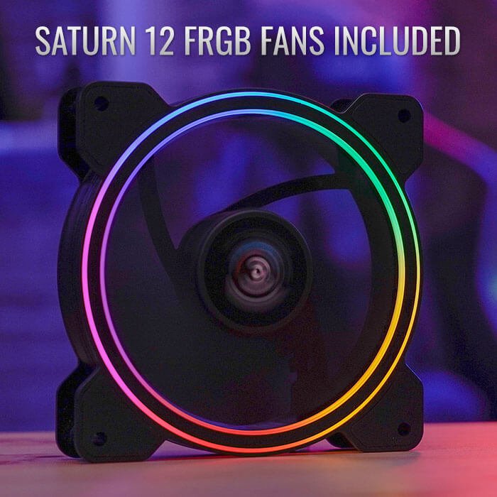 Aerocool Menace Saturn FRGB Mid Tower Cabinet