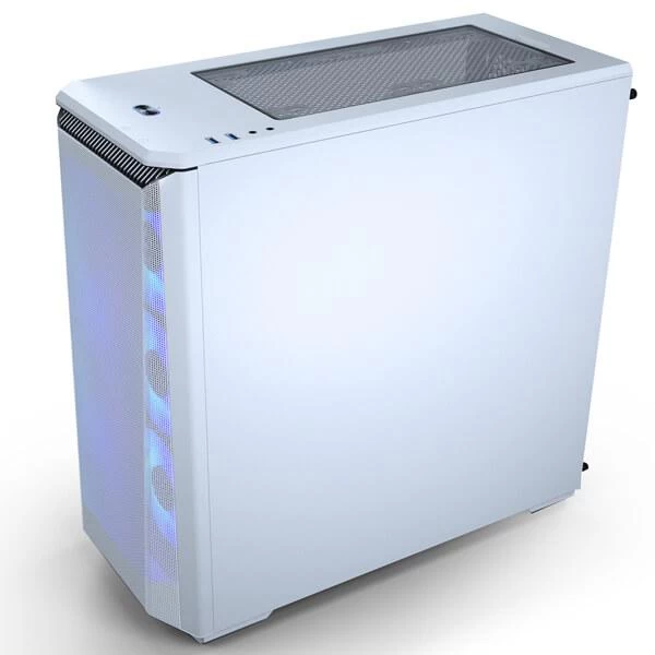 Phanteks Eclipse P400A DRGB (E-ATX) Mid Tower Cabinet – With Tempered Glass Side Panel And Digital RGB Controller (Glacier White) PH-EC400ATG_DWT01