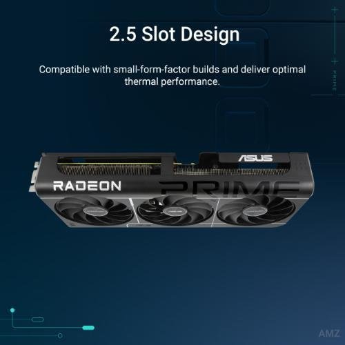 ASUS Prime Radeon RX 9060 XT 8GB GDDR6 OC Edition Graphic Card PRIME-RX9060XT-08G