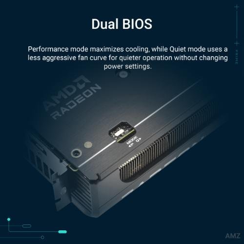 ASUS Prime Radeon RX 9060 XT 16GB GDDR6 OC Edition Graphic Card PRIME-RX9060XT-016G