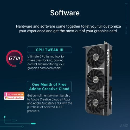 ASUS Prime Radeon RX 9060 XT 16GB GDDR6 OC Edition Graphic Card PRIME-RX9060XT-016G
