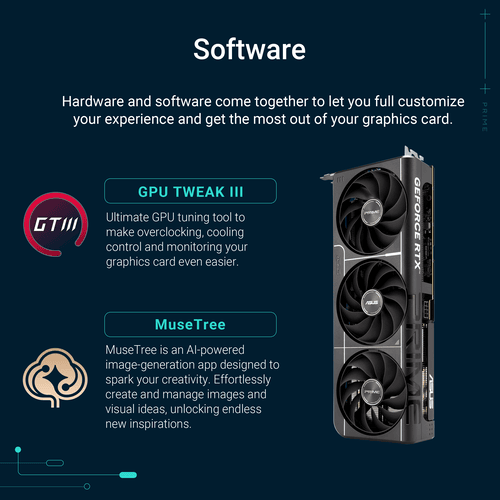 ASUS PRIME GeForce RTX 5060 Ti 16GB GDDR7 OC Edition Graphic Card PRIME-RTX5060TI-O16G