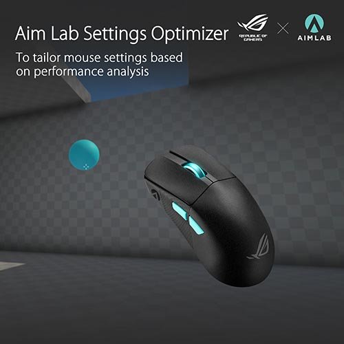 ASUS ROG Harpe Ace Aim Lab Edition Wireless Gaming Mouse P713 ROG HARPE ACE AIM LAB EDITION/BLK