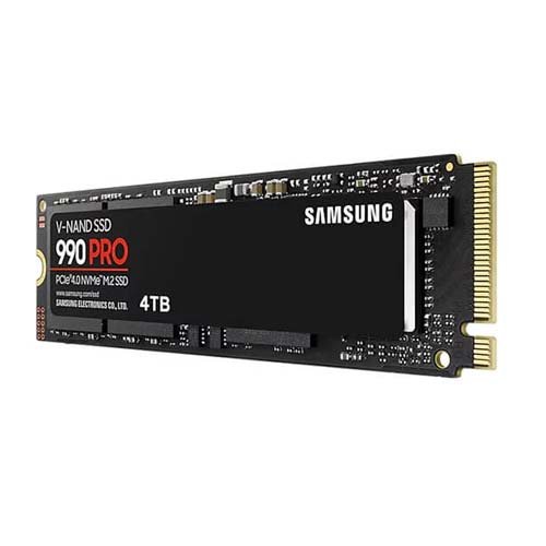 Samsung 990 PRO 4TB PCI Express 4.0 x4 Gen 4 NVMe SSD MZ-V9P4T0BW