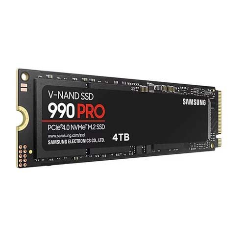 Samsung 990 PRO 4TB PCI Express 4.0 x4 Gen 4 NVMe SSD MZ-V9P4T0BW