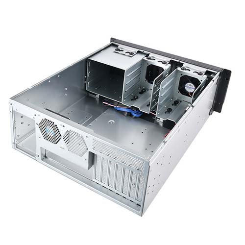 SilverStone 4U Rackmount Server Chassis with 3 X 5.25 Front Bays with CEB/ATX/mATX/Mitx Support RM400 Cases SST-RM400