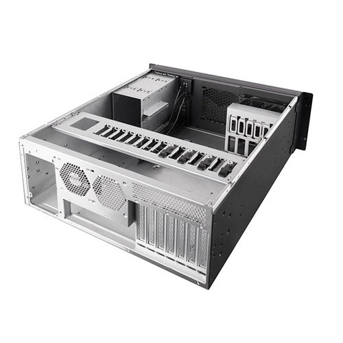 Silverstone RM42-502 4U rackmount server chassis with liquid cooling compatibility SST-RM42-502B