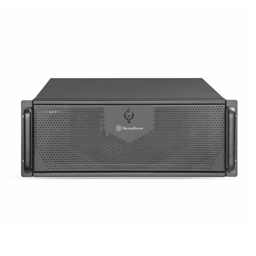 Silverstone RM42-502 4U rackmount server chassis with liquid cooling compatibility SST-RM42-502B