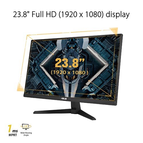ASUS TUF  23.8″ 16:9 165 Hz GAMING Monitor VG247Q1A
