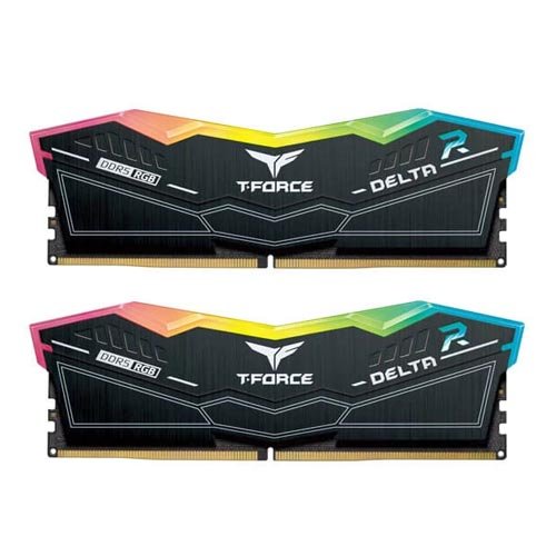 TeamGroup T-Force Delta RGB 32GB (16GBx2) DDR5 6400MHz Desktop RAM (Black) FF3D532G6400HC40BDC01