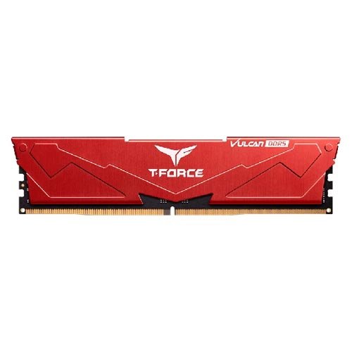 TeamGroup T-Force Vulcan 16GB (16GBx1) DDR5 5600MHz Desktop Ram (Black) FLBD516G5600HC36B01