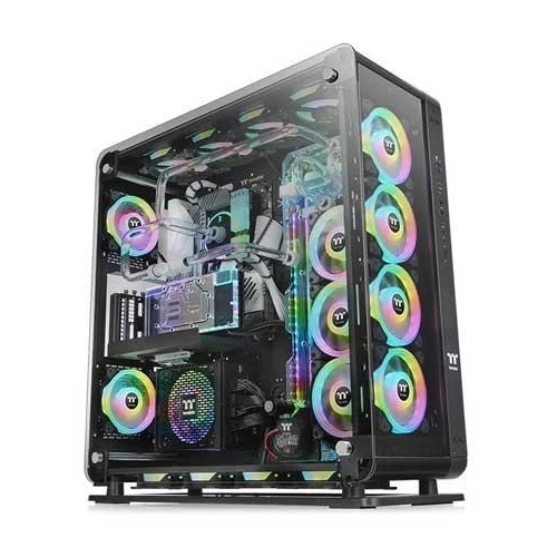 Thermaltake Core P8 (E-ATX) Full Tower Cabinet With Tempered Glass Side Panel (Black) CA-1Q2-00M1WN-00