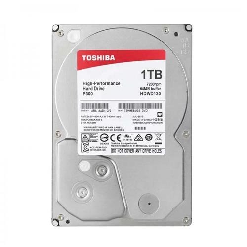 Toshiba PC300 1TB 7200 RPM Internal Hard Disk HDWD110UZSVA