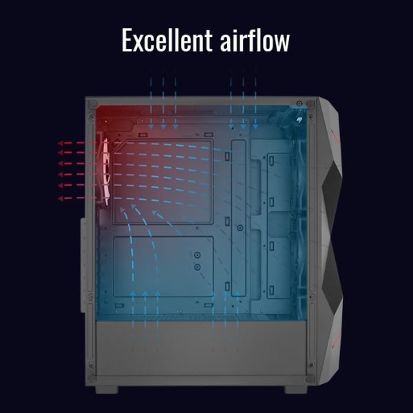 Aerocool Volcan Mid Tower Cabinet