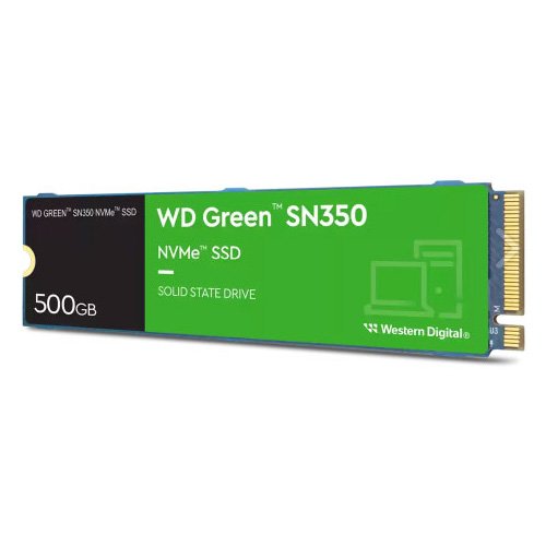 Western Digital Green SN350 500GB M.2 NVMe Gen3 Internal SSD WDS500G2G0C
