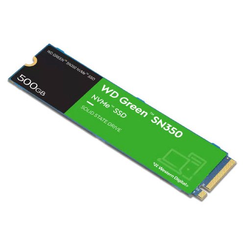 Western Digital Green SN350 500GB M.2 NVMe Gen3 Internal SSD WDS500G2G0C