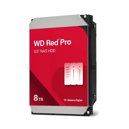 Western Digital Red Pro 8TB 3.5 inch 7200 RPM 256MB Cache NAS Internal Hard Drive WD8005FFBX