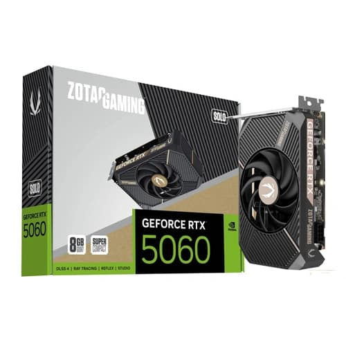 ZOTAC RTX 5060 Solo 8GB GDDR7 Graphics Card ZT-B50600G-10L