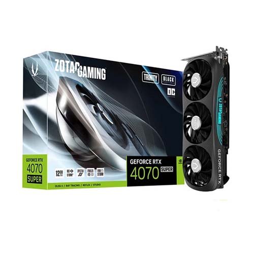 Zotac RTX 4070 Super Trinity OC 12GB GDDR6X Graphics Card ZT-D40720J-10P