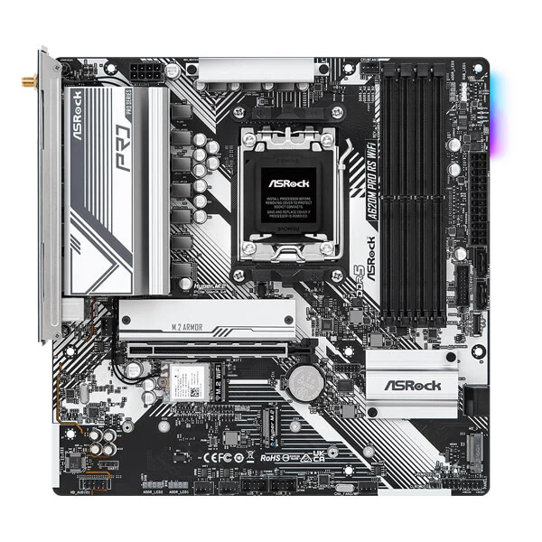 ASRock A620M Pro RS WiFi Motherboard A620M-PRO-RS-WIFI