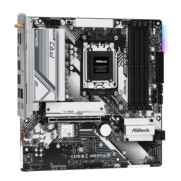 ASRock A620M Pro RS WiFi Motherboard A620M-PRO-RS-WIFI