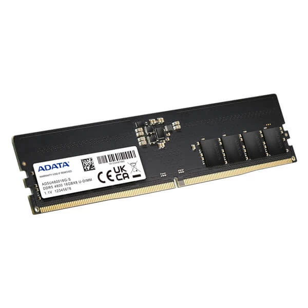 Adata 8GB (8GBx1) DDR5 4800MHz Memory AD5U48008G-S