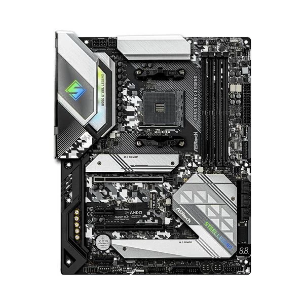 ASRock B550 Steel Legend Motherboard (AMD Socket AM4/3rd Gen Ryzen Series CPU/Max 128GB DDR4 4733MHz Memory)