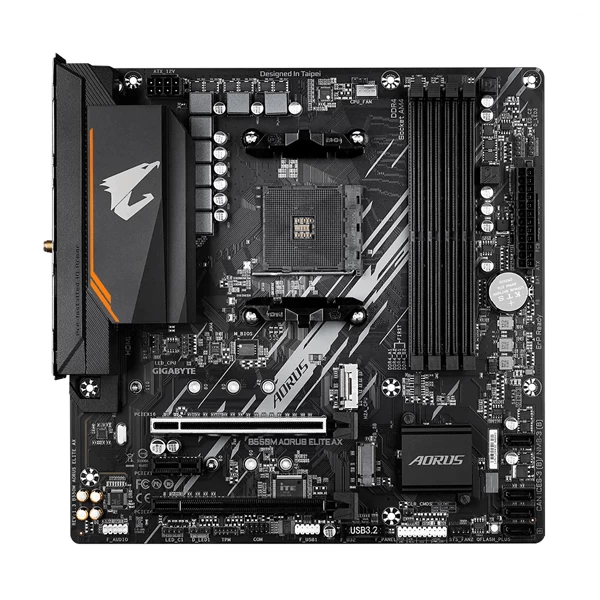 Gigabyte B550M AORUS ELITE AX AM4 Micro ATX Motherboard