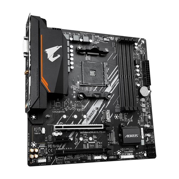 Gigabyte B550M AORUS ELITE AX AM4 Micro ATX Motherboard