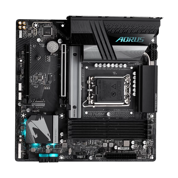 Gigabyte B760M Aorus Pro DDR5 Intel LGA 1700 Motherboard