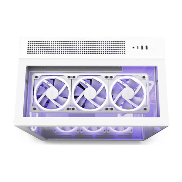 NZXT H9 Elite (ATX) Mid Tower Cabinet (White) CM-H91EW-01