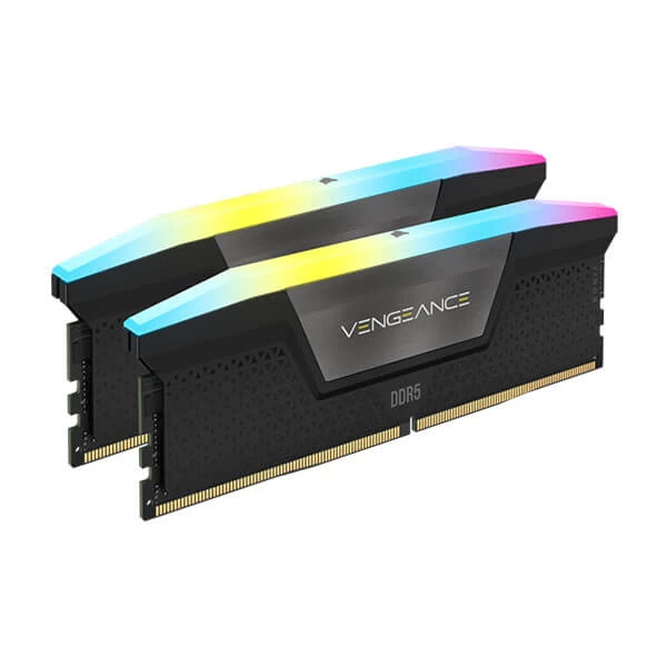 Corsair Vengeance RGB 32GB (16GBx2) DDR5 5200MHz Desktop Memory CMH32GX5M2B5200C40