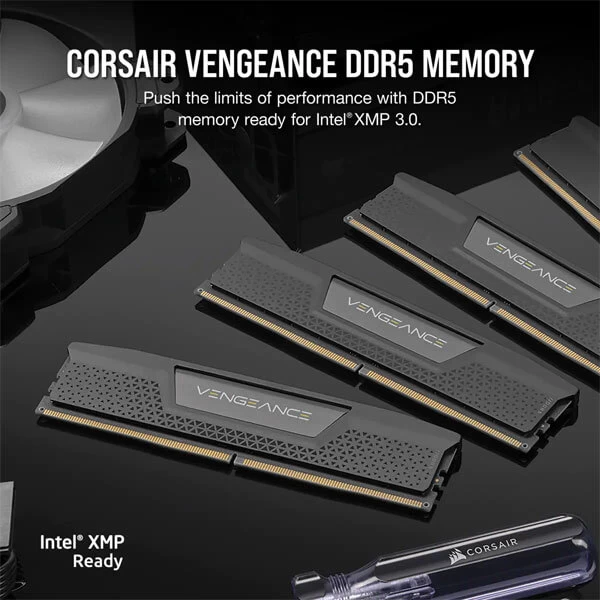 Corsair Vengeance 16GB (1x16GB) DDR5 DRAM 5600MHz C40 Memory CMK16GX5M1B5600C40