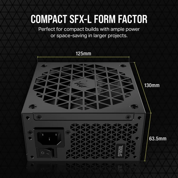 Corsair SF850L SFX 850 Watt ATX 3.0 80 Plus Gold SMPS CP-9020245-IN