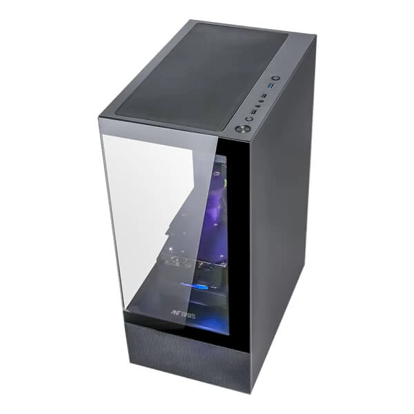Ant Esports Crystal X2 ARGB (ATX) Mid Tower Cabinet (Black) CRYSTAL-X2-ARGB-BLACK