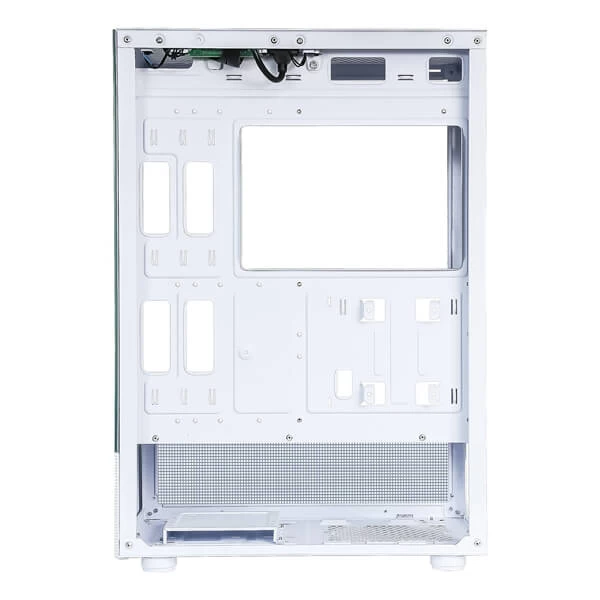 Ant Esports Crystal X2 ARGB (ATX) Mid Tower Cabinet (White) CRYSTAL-X2-ARGB-WHITE