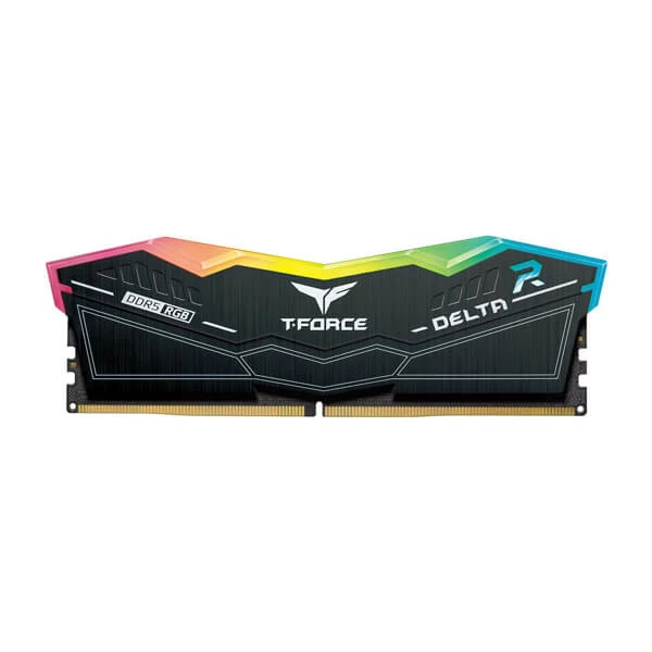 TeamGroup T-Force Delta RGB 64GB (32GBx2) DDR5 5200MHz Black Memory FF3D564G5200HC40CDC01