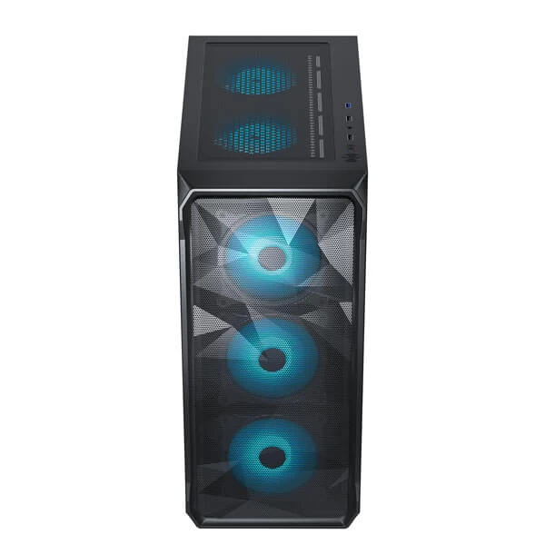 Ant Esports ICE-112 Auto RGB (ATX) Mid Tower Cabinet (Black) ICE-112-BLACK