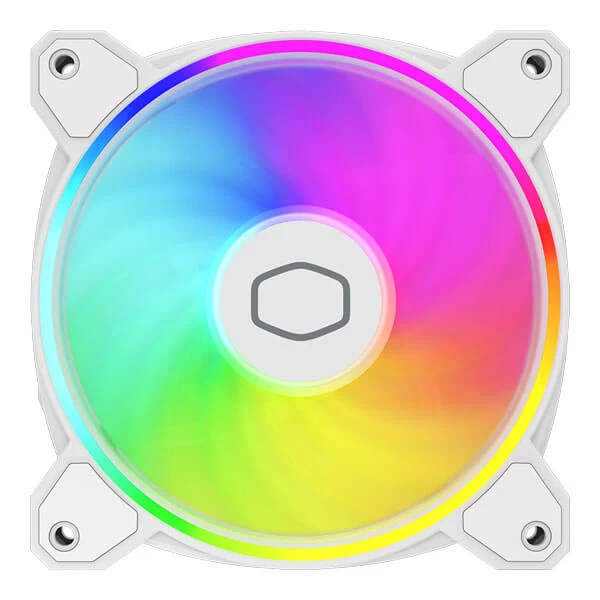 Cooler Master MasterFan MF120 Halo 2 White PWM ARGB Cabinet Fan (Single Pack) MFL-B2DW-21NP2-R2