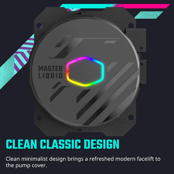 Cooler Master MasterLiquid ML240L Core ARGB 240mm CPU Liquid Cooler (Black) MLW-D24M-A18PZ-R1