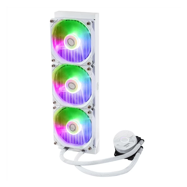 Cooler Master MasterLiquid ML360L Core ARGB 360mm CPU Liquid Cooler (White) MLW-D36M-A18PZ-RW