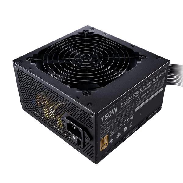 Cooler Master MWE 750 Bronze V2 80 Plus Bronze 750W Non Modular Power Supply MPE-7501-ACABW-BIN