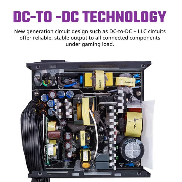 Cooler Master MWE 750 Bronze V2 80 Plus Bronze 750W Non Modular Power Supply MPE-7501-ACABW-BIN