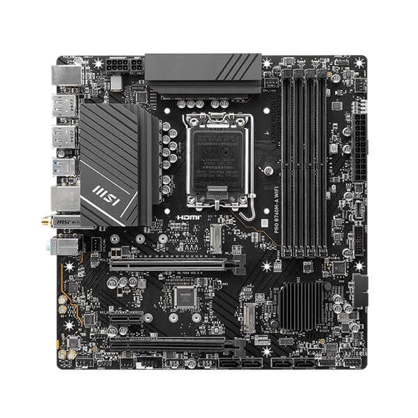 MSI PRO B760M-A WIFI INTEL B760 mATX Motherboard