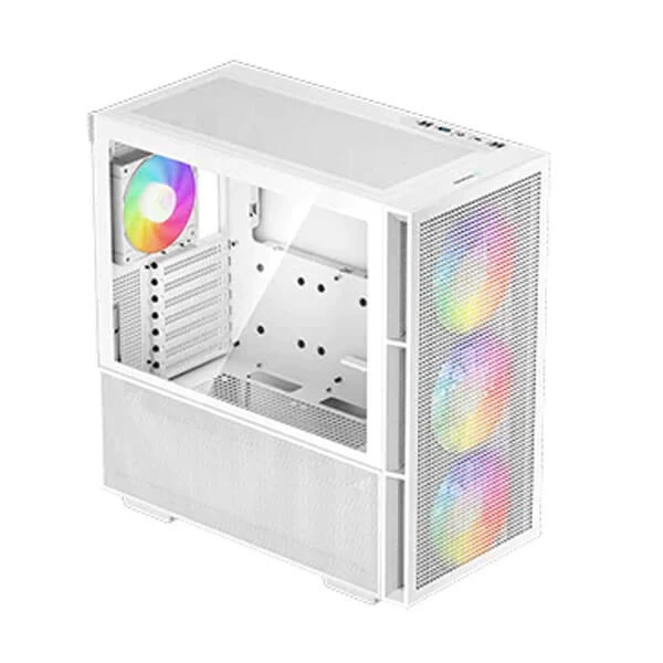 DeepCool CH560 WH Mesh ARGB (E-ATX) Mid Tower Cabinet (White) R-CH560-WHAPE4-G-1